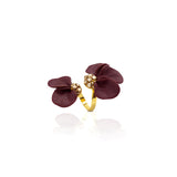 SILDARE-JEWELRY-FLOWER-austrian-crystal-RING-burgundy