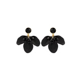 Black Magnolia earrings