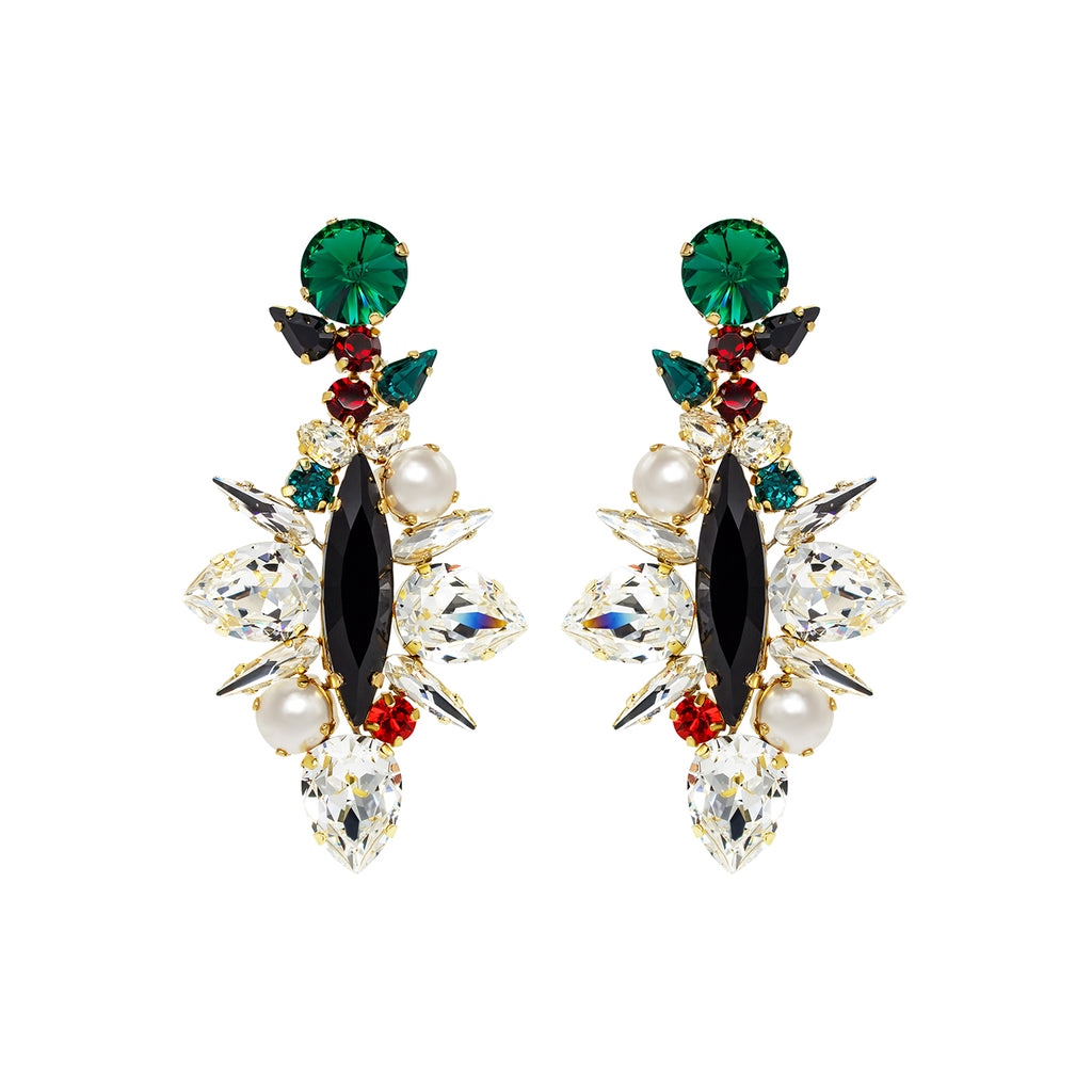 SILDARE-jewelry-colorful-elegant-diamond-austrian-crystal-gold-plated-big-earrings-wedding-bridal-ootd-handmade-dolcegabbana