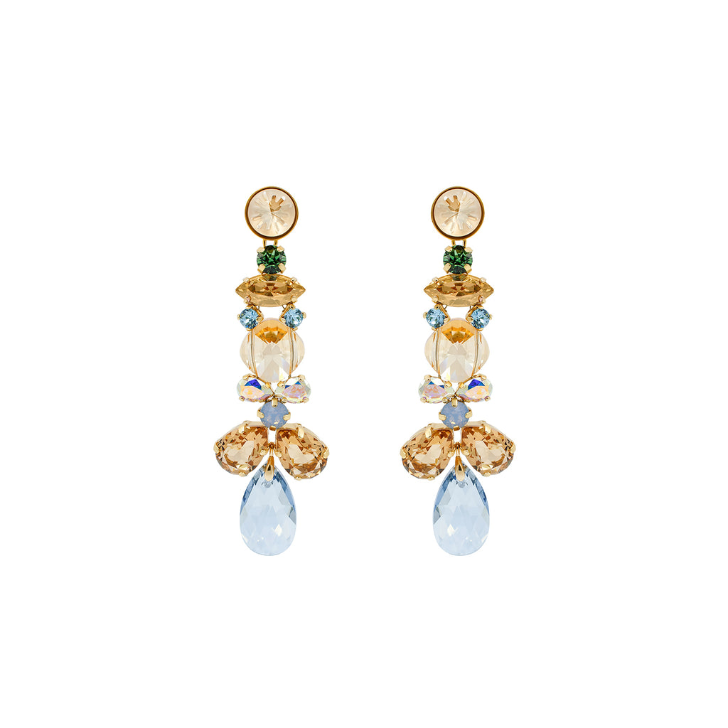 SILDARE-jewelry-crystal-gold-plated-earrings-wedding-bridal-long-earrings