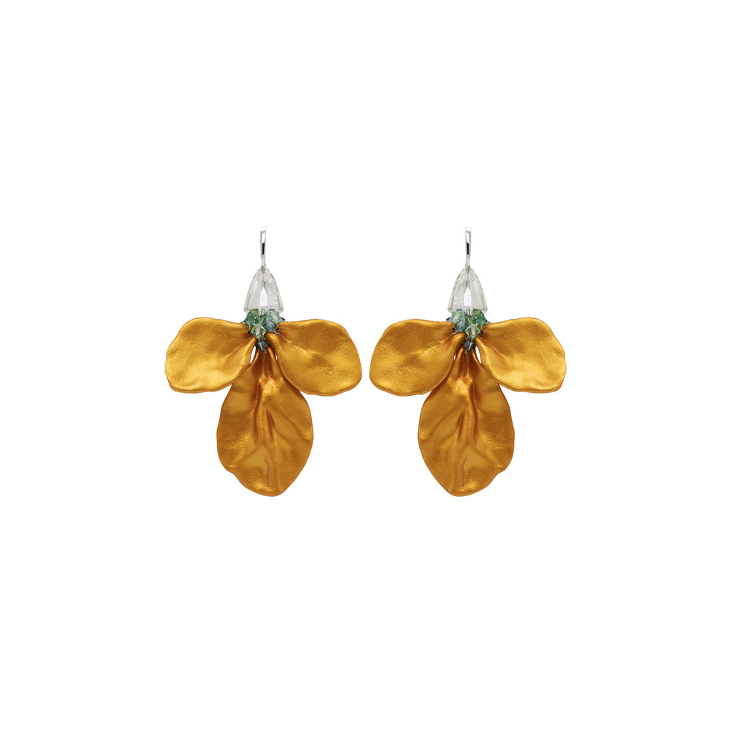SILDARE-jewelry-gold-flower-crystal-silver-earrings