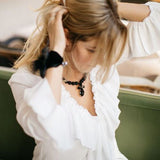 black necklace