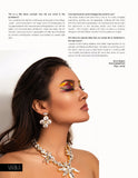 White Swarovski crystals, 24k gold plated wedding fashion bridal necklace