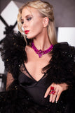 SILDARE-jewelry-swarovski-crystal-gold-red-ring-earrings