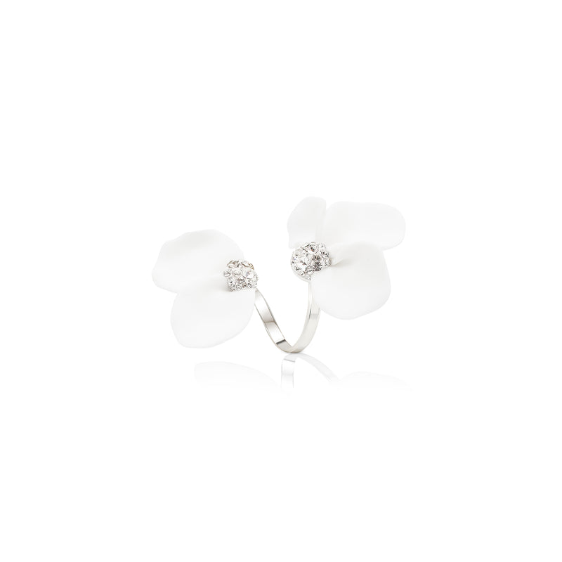 SILDARE-Jewelry-white-magnolia-silver-crystal-bridal-wedding-bridesmaid-ring-flower-1