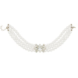 SILDARE-Jewelry-white-silver-crystal-pearl-bridal-wedding-bridesmaid-choker-necklace-statement-fashion-classic