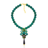 Emerald Agate necklace