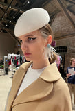 White Bugle Earrings