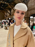 White Bugle Earrings