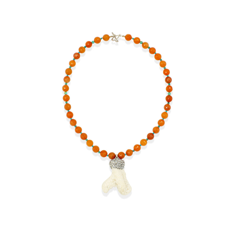 WHITE CORAL NECKLACE
