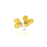 SILDARE-JEWELRY-FLOWER-austrian-crystal-RING-yellow