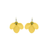 Yellow Magnolia earrings