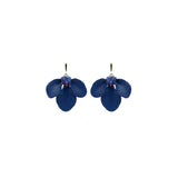 The Royal Sapphire flower earrings