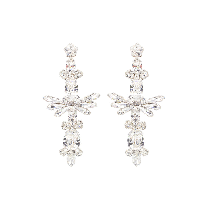 SILDARE-JEWELRY-white-austrian-crystal-silver-long-queen-ewening-wedding-earrings
