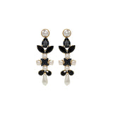 Black and White Coco earrings