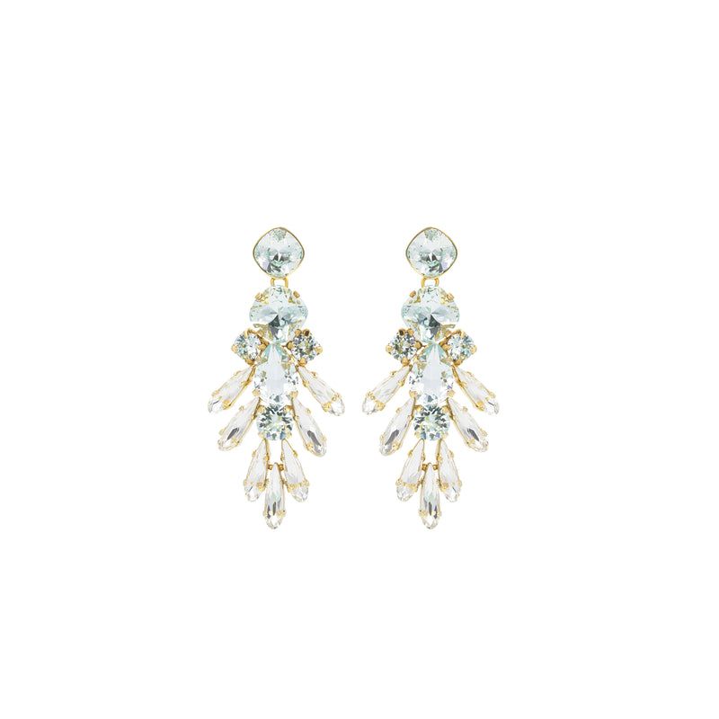 Handcrafted ÉCLAT de SILDARE Jewelry earrings with luminous sculptural design