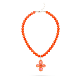 ORANGE CORAL NECKLACE