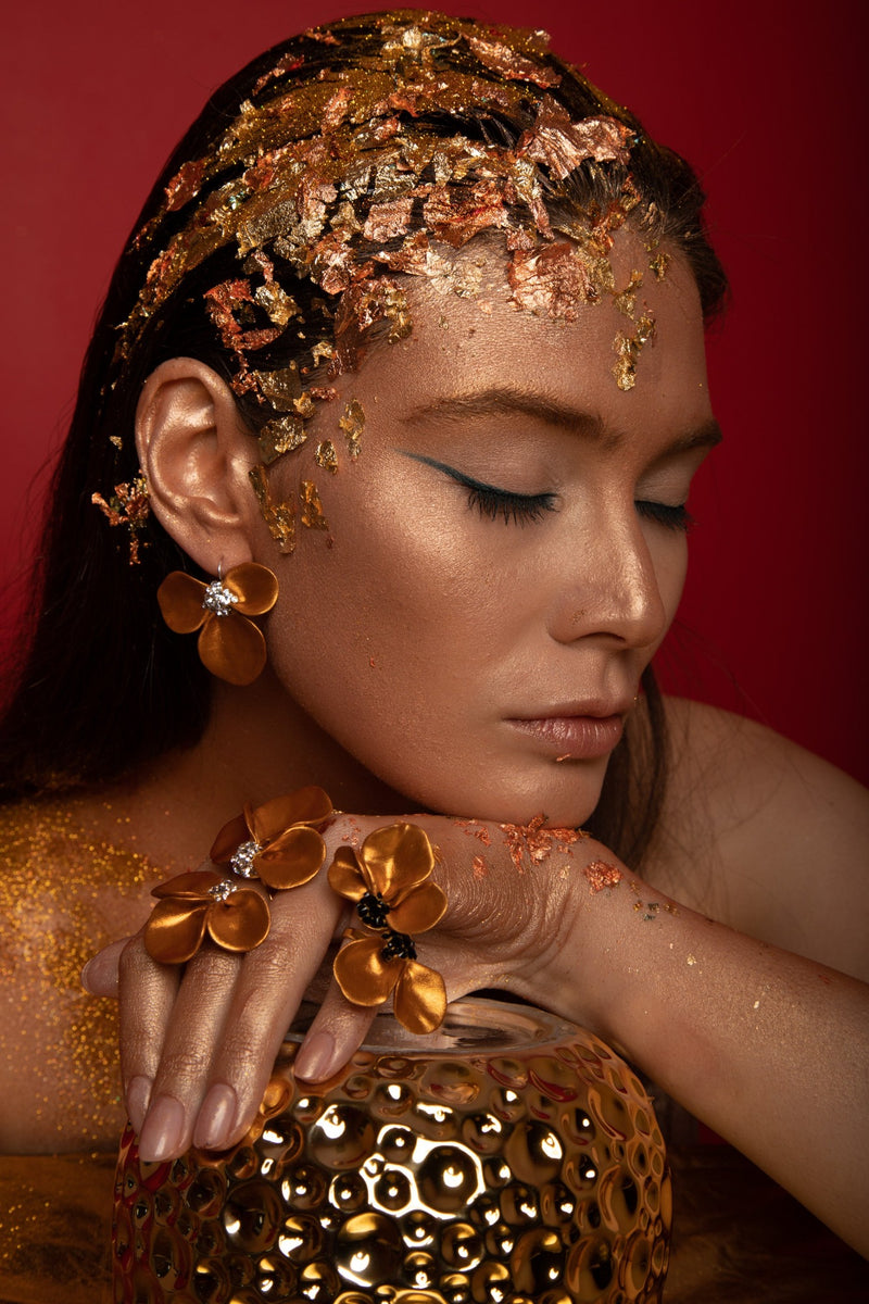 SILDARE-Jewelry-gold-magnolia-gold-plated-swarovski-crystal-chanel-ring-flower-wedding-bridesmaid-bridal-party-evening