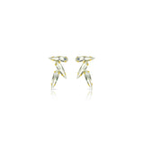Handcrafted ÉCLAT de SILDARE Jewelry earrings with luminous sculptural design
