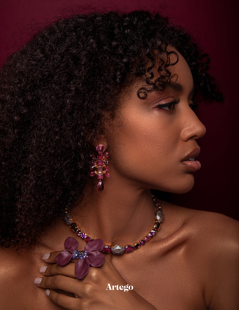 SILDARE-jewelry-burgundy-magnolia-flower-crystal-ring-earrings