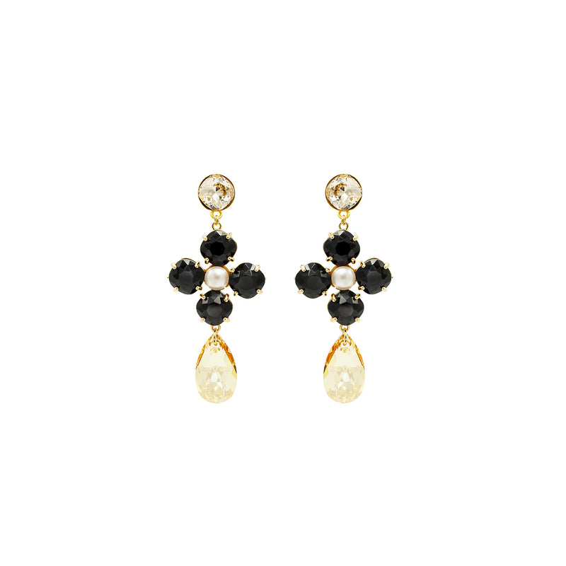 SILDARE-jewelry-colorful-black-elegant-austrian-crystal-gold-plated-earrings-wedding-bridal-dolcegabbanacopy