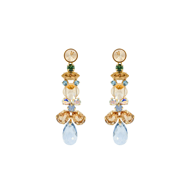 SILDARE-jewelry-crystal-gold-plated-earrings-wedding-bridal-long-earrings