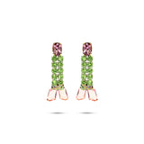 COLORFUL CRYSTAL EARRINGS