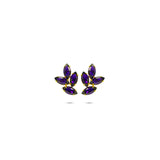 Luxury 24‑carat gold‑plated crystal drop earrings with high‑precision Austrian crystals — bold contrast, quiet elegance, refined feminine strength; perfect for weddings, evening events, party outfits, and elevated night‑out looks; handcrafted one‑of‑a‑kind jewelry by SILDARE Jewelry
