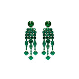 Emerald Scarab earrings
