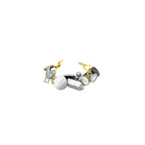 Luxury gold‑tone gray rock crystal statement bracelet with natural gemstones — bold contrast, smoky tones, quiet elegance, refined feminine strength; perfect for weddings, evening events, party outfits, and elevated night‑out looks; handcrafted one‑of‑a‑kind jewelry by SILDARE Jewelry