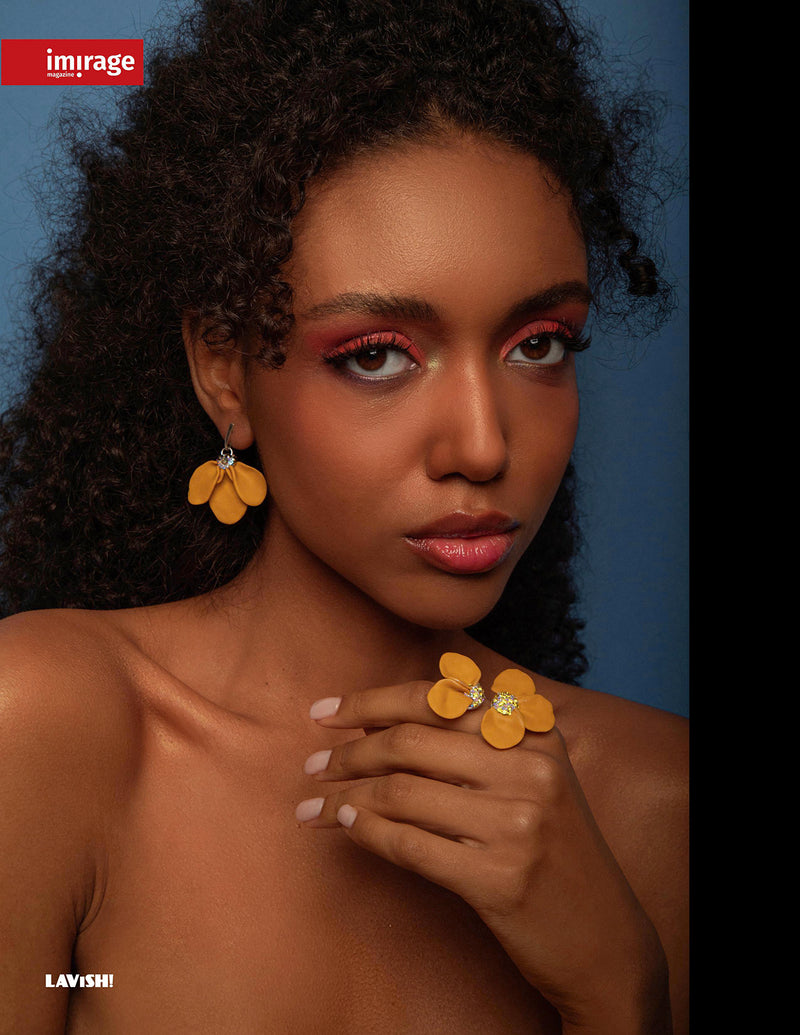 SILDARE-jewelry-the-royal-blue-sapphire-yellow-flower-ring-earrings