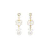 WHITE PEARL EARRINGS