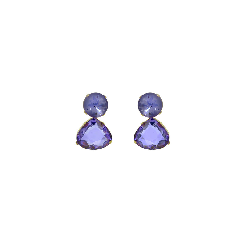 SILDAREjewelry-tanzanite-Swarovski-crystal-gold-plated-earrings