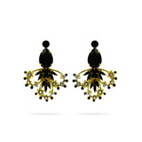 BLACK STATEMENT EARRINGS