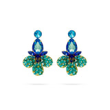 BLUE STATERMENT EARRINGS