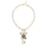 Handcrafted ÉCLAT de SILDARE Jewelry necklace with delicate radiant composition