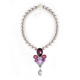 SILVER PEARL NECKLACE