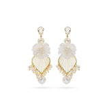 WHITE PEARL EARRINGS