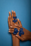 SILDARE-JEWELRY-FLOWER-austrian-crystal-RING-blue-royal-sapphire