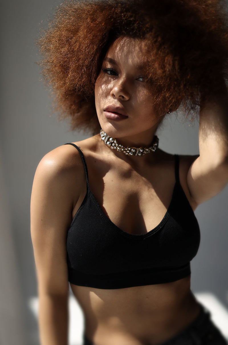 SILDARE jewelry baroque collection gold and silver tone pearl crystals luxury handmade unique choker necklace