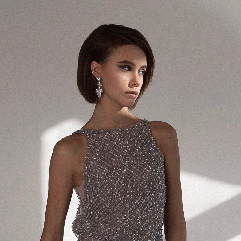 SILDARE-jewelry-white-crystal-long-silver-earrings