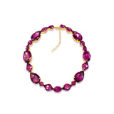 PURPLE STATEMENT NECKLACE
