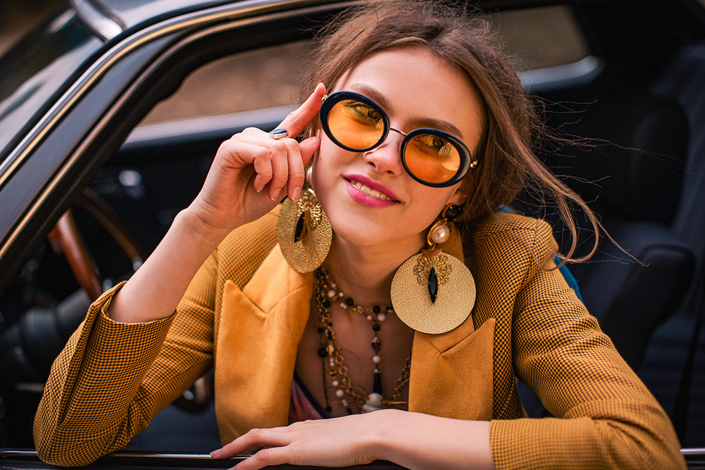 One-of-a-kind handcrafted earrings from the Héritage collection by SILDARE Jewelry