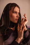 Smoked-topaz-SILDARE-jewelry-swarovski-crystals-gold-plated-handmade-fashion-necklace