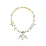 CRYSTAL GOLD NECKLACE