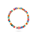 Colorful crystal necklace