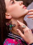 SILDAREjewelry- big fashion earrings-bracelet-handmade