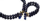 Luxury gold‑tone baroque black pearl HÉRITAGE necklace with soft sculptural contours and luminous dark pearls — quiet radiance, modern artistic elegance, intimate poetic presence; perfect for refined occasions, evening looks, gallery events, and elevated daytime style; handcrafted one‑of‑a‑kind jewelry by SILDARE Jewelry