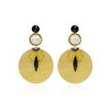 One-of-a-kind handcrafted earrings from the Héritage collection by SILDARE Jewelry