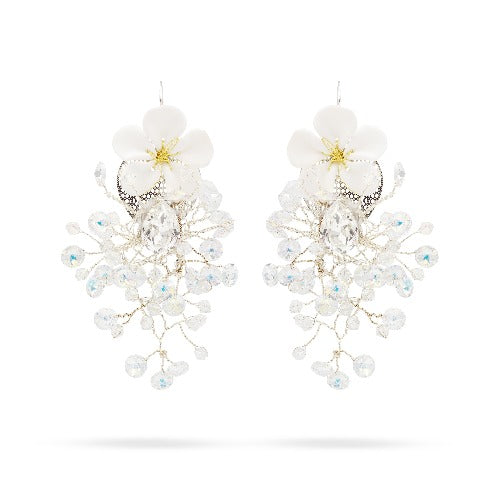 Wedding Swarovski crystals earrings